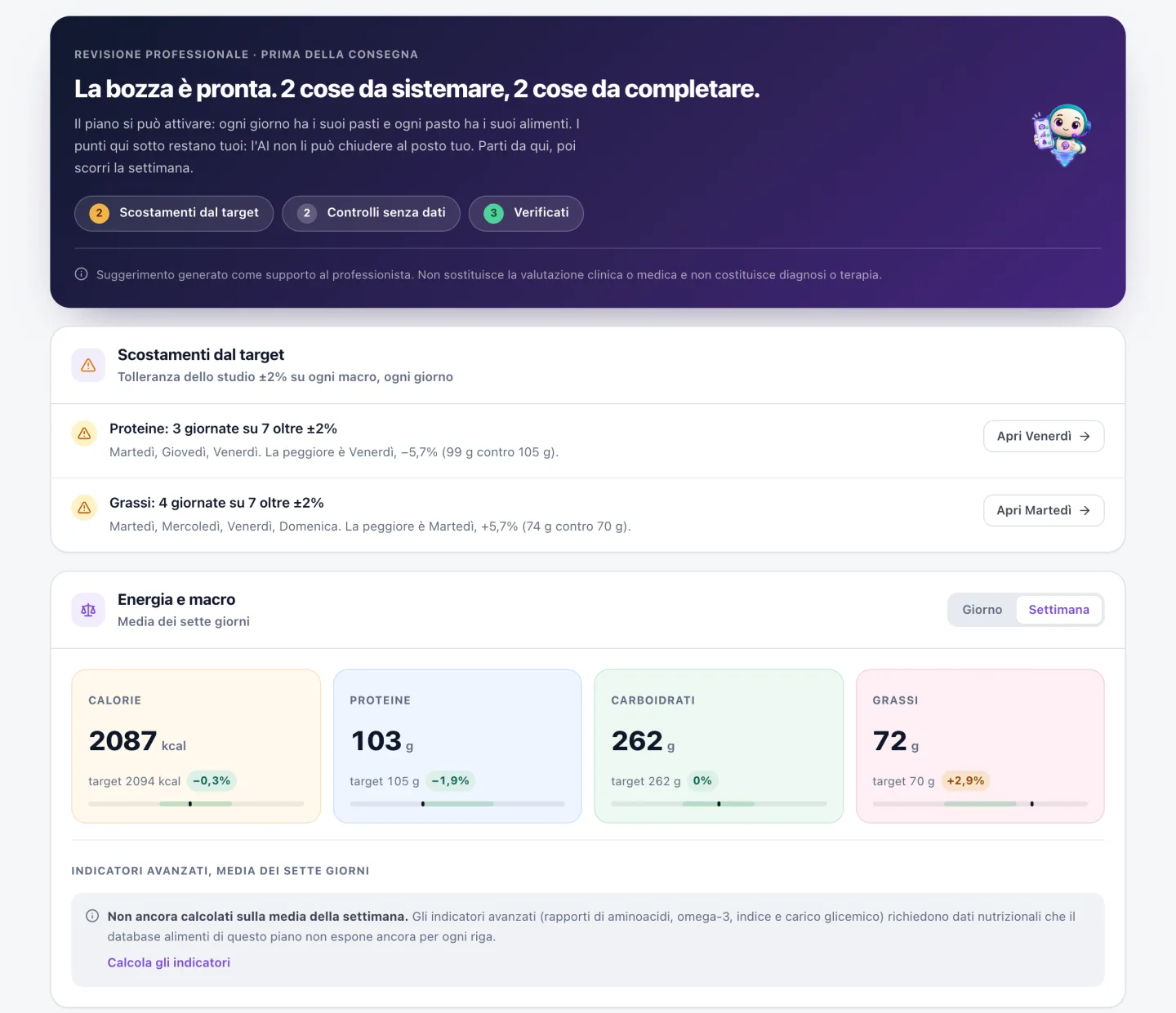 Reviewing the AI-generated draft